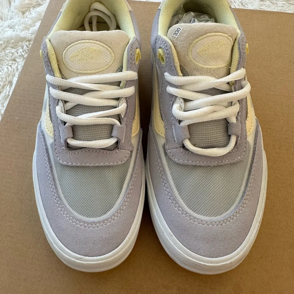 VANS Wayvee Dusty Blue Skate Shoes Men’s 3.5 Women’s 5 PopCush Sneakers NWOT